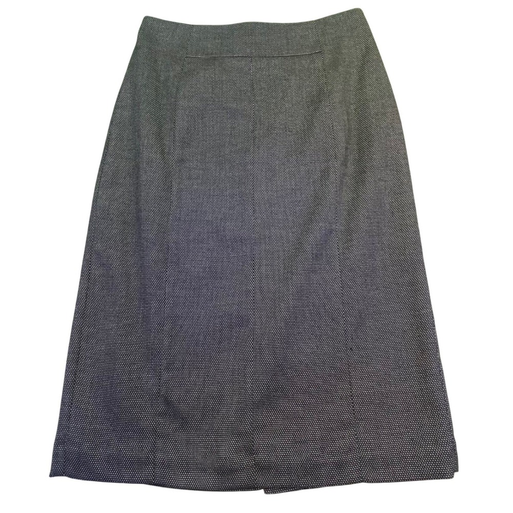 Worthington‎ Skirt Women's Size 4 Black White Micro Dot Pencil Career Office